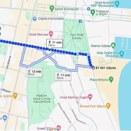 Srodmiescie - Plac Unii 44 A Апартаменты Гдыня